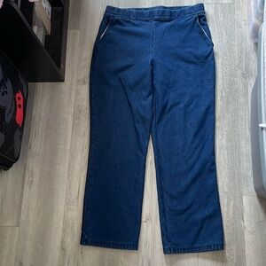 LL Bean fleece lined  winter jeans size medium ( 34/27)